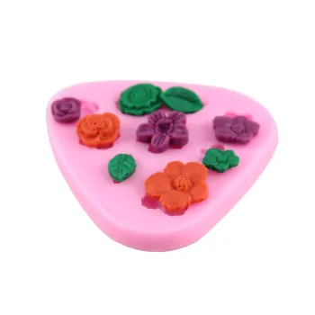 Silica gel shaped sugar flowers molding arts tool DIY cake decorating tools taobao 1688 agent