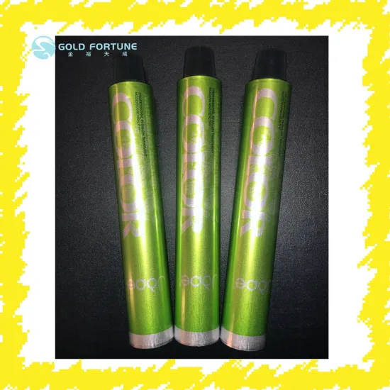 High Quality of Aluminium Collapsible Tube for Hair Color Cream