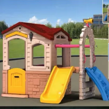 Plastic Kids Indoor Playhouse with Slide for Sale