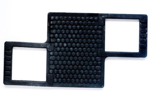 Custom Molded Rubber Parts Vibration Isolation Rubber Pad In Railway