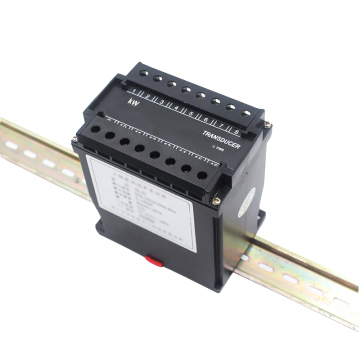 3 Phase 3-Wire Active Power Transmitter 4-20mA 0-10V AC5A AC220V 3P3W Power Transducer