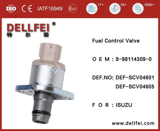 Diesel Fuel Scv Valve 8-98114309-0 for ISUZU