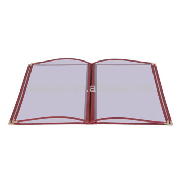 table menu display holder with multiple slots