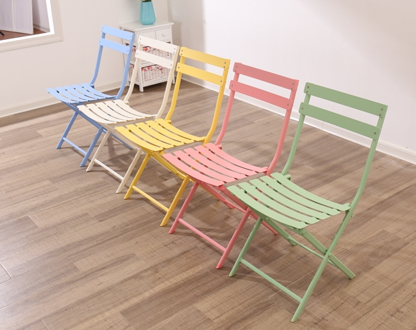 Simple Durable Iron Folding Chair for Outdoor Use