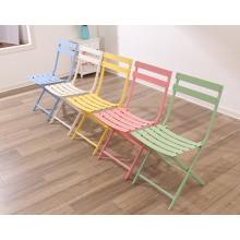 China Simple Durable Iron Folding Chair for Outdoor Use Factory