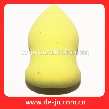 Gourd Shaped Yellow Makeup Face Sponge Latex Makeup Sponge