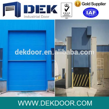 Fireproof and windproof Automatic stacking doors guillotine door