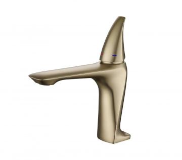 Water Tap Basin PVD Brushed Gold Faucet Mixer