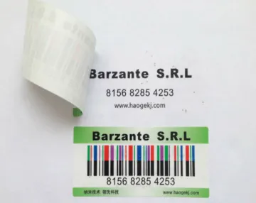 Printing security variable barcode label sticker ,digital printed random barcode label