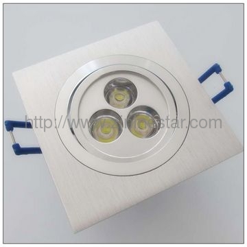 3W LED ceiling lamps with good heat radiation