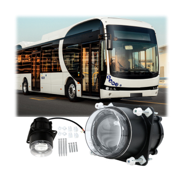 EMARK High Beam 90mm LED Bus Headlight 6000K Cool White