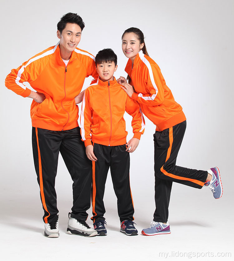 လက်ကားအလွတ် jogging tracksuit ချွေးဝတ်စုံဝတ်စုံဝတ်စုံဝတ်စုံဝတ်စုံဝတ်စုံအကောက်ခွန်