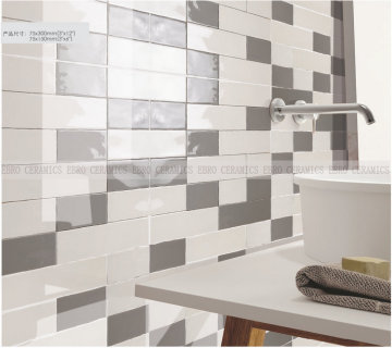 Ebro gloss and matt small size colored ceramic tile designs small bathroom tile spanish wall and floor 10x30cm