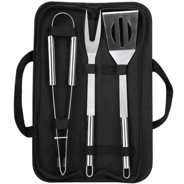 JHY 3PCS Stainless Steel Barbecue Grill Tools Set: High Quality Cooking Accessories