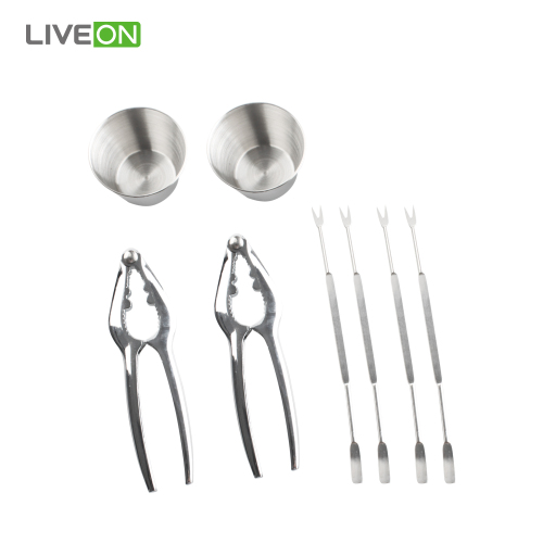 Seafood Tools Set With Sauce Cups