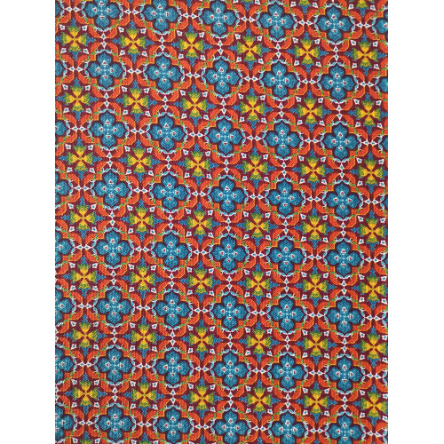 Geometrisk design Polyester Bubble Crepe Printing Fabric