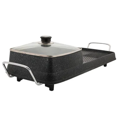 Tyler 2200W Korean Electric Barbecue Smokeless Grill & Hot Pot