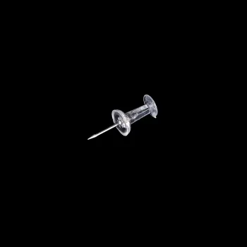 40pcs/set Plastic clear Push Pins Thumbtacks Steel Point Bulletin Board Decorative Office School Stationery Supplies