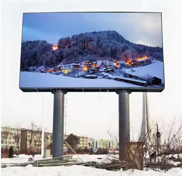 Outdoor waterproof full color double sided led display