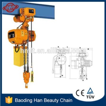 HSY type electric chain hoist 110v for sale