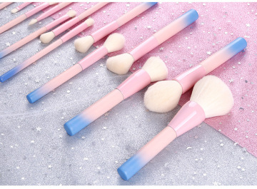 14 pink synthetic makeup brush