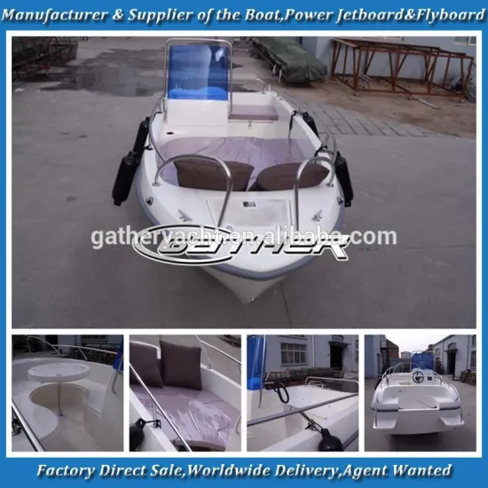Gather china 2015 hot sale 16ft cheap fiberglass fishing boat for sale