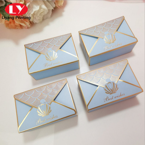 Custom Chocolate Box Envelope Packaging With Press Seal