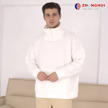 Oatmeal White Oversized Hoodie