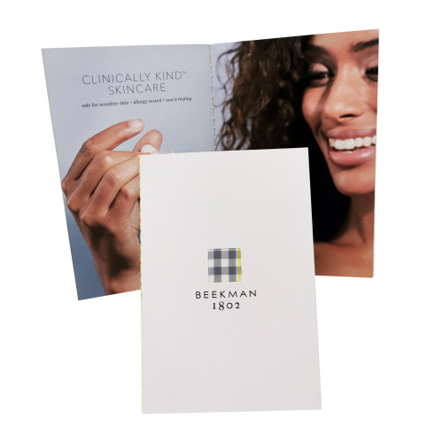 Customized printed sewn booklet promote instruction manual