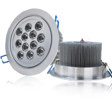 12w Epistar Dimmable Recessed Led Downlights Fixtures 6063 Aluminum
