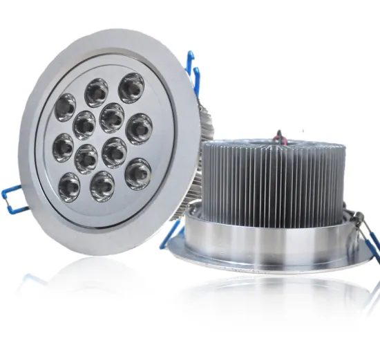 12w Epistar Dimmable Recessed Led Downlights Fixtures 6063 Aluminum