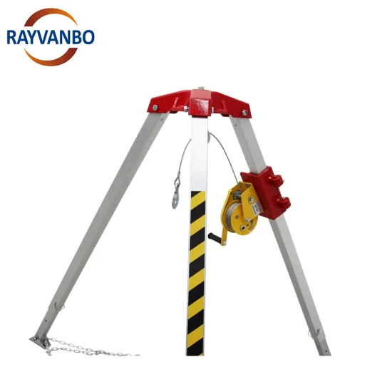 High-End Safety Tripod: Aluminum Emergency Rescue Equipment