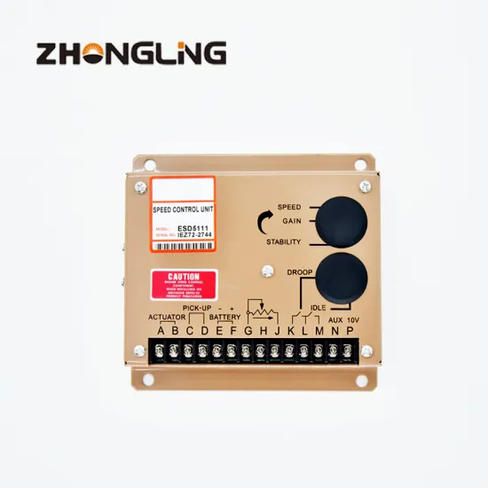 ESD5111 Engine Electric Actuator and Speed Governor: Comprehensive Controller Solutions