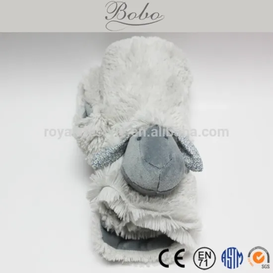 High Quality Long Fur Plush Animal Sheep Blanket for Kids
