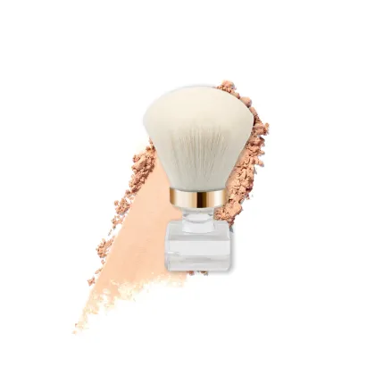 Mushroom Head Nail Dust Brush Foundation Brush Portable Transparent Base Loose Powder Makeup Brush