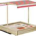 Children Outdoor Adjustable Height Cover Sandbox