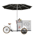 Commercial Ice Cream Cart Freezer Bicycle Cart Menjual