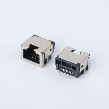 RJ45 konektörü 8P8C SMT LED'siz