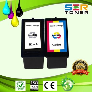 Ink Visible remanufactured Ink Cartridge for Lexmark 43/44