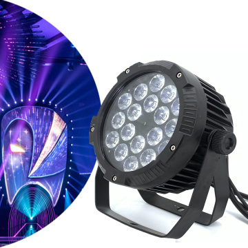 Factory LED PAR Light 18x18W RGBWA+UV 6in1 LED PAR Lights for DJ Dance Stage Wall Wash