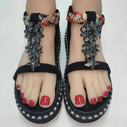 beautiful design sandal upper for lady shoes