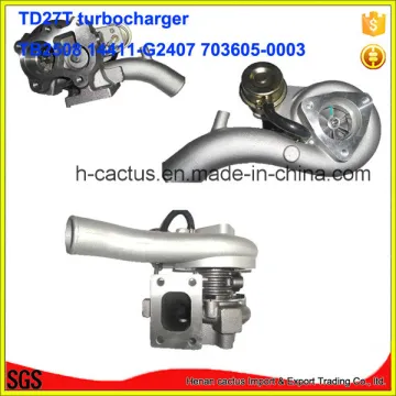 Tb2580 Supercharger 14411-G2407 703605-0003 Turbocharger for Nissan Td27t