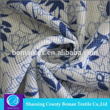 2016 the most stylish printed quilted one side knit fabric