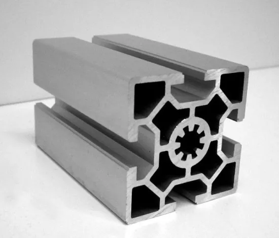 6005 Silvery Anodized Industrial Assembly Line Aluminium Profile , Aluminum Dovetail Extrusion