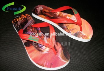 DIY sublimation printable flip flops
