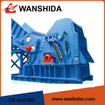 Linha trituradora automática de sucata grande para processamento de aço