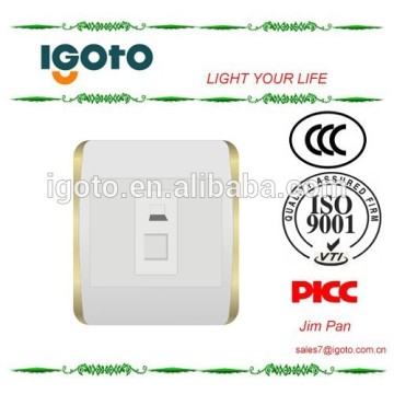 Igoto H RANGE British standard BS 1gang 8 wire RJ45 internet lan socket