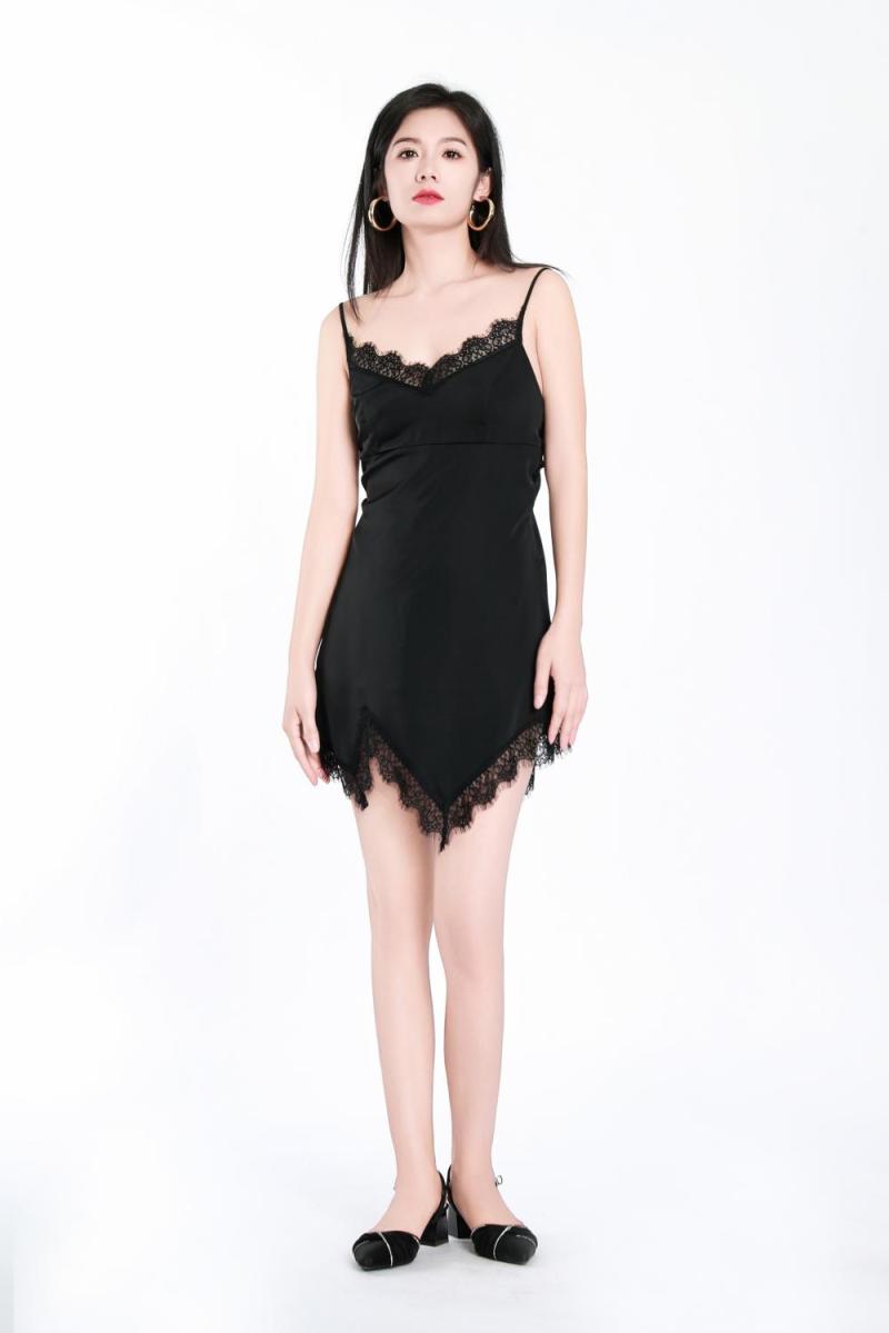 Slim Fitting Lace Camisole Dress