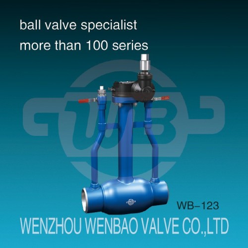 WB-123 Buried welded ball valve /long stem ball valve DN50 /valve stem extender