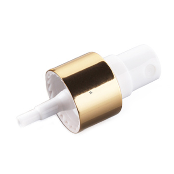 great quality 28/410 24/410 20/410 aluminum gold closure plastic perfume bottle wide angle fine mist sprayer pump head